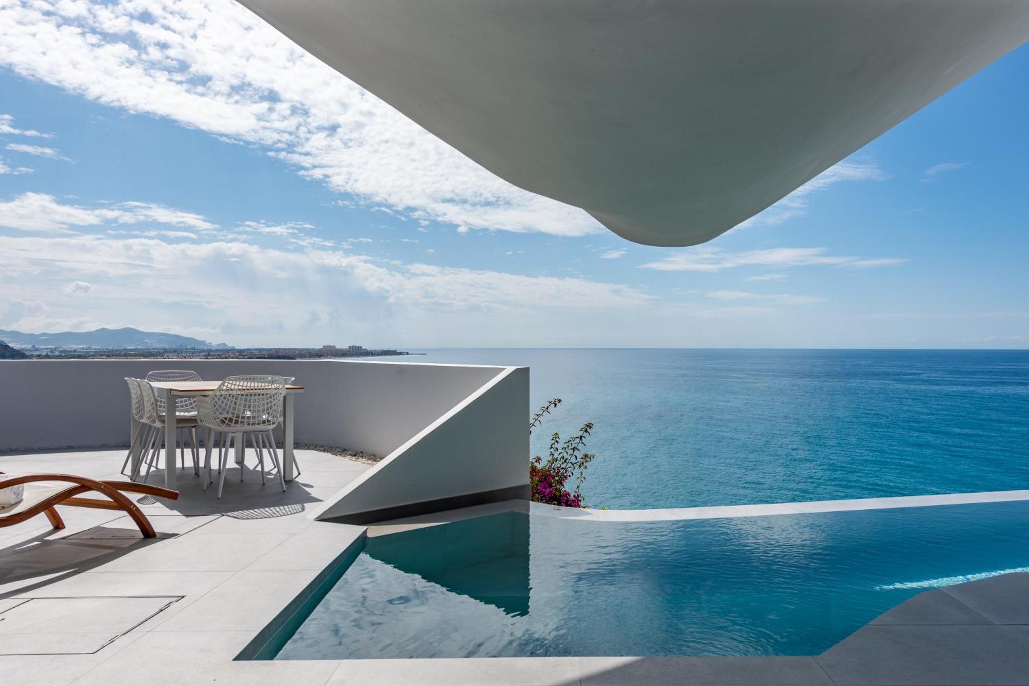 Rentitspain Casa Del Acantilado Piscina Climatizada サロブレーニャ エクステリア 写真