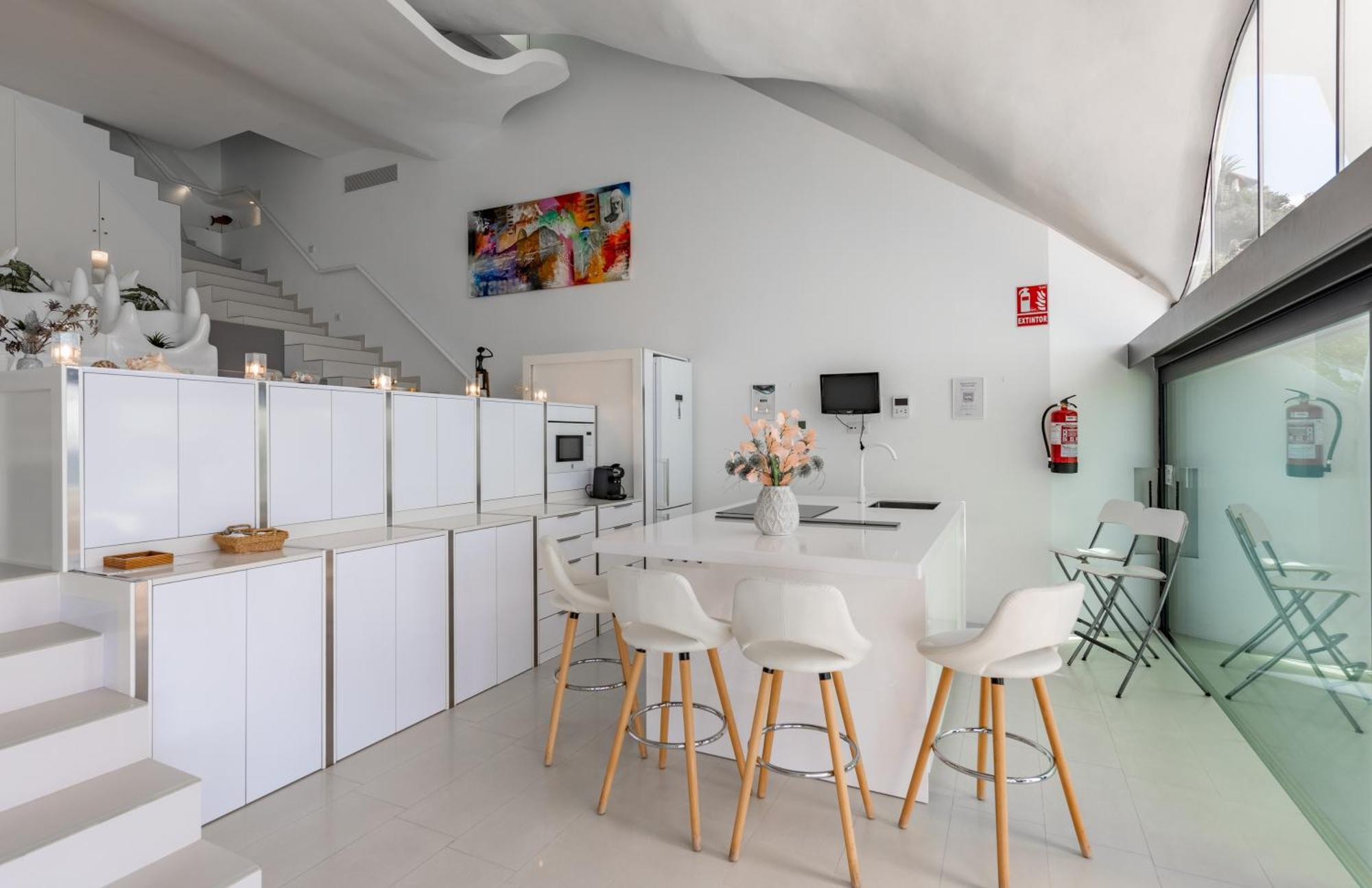 Rentitspain Casa Del Acantilado Piscina Climatizada サロブレーニャ エクステリア 写真