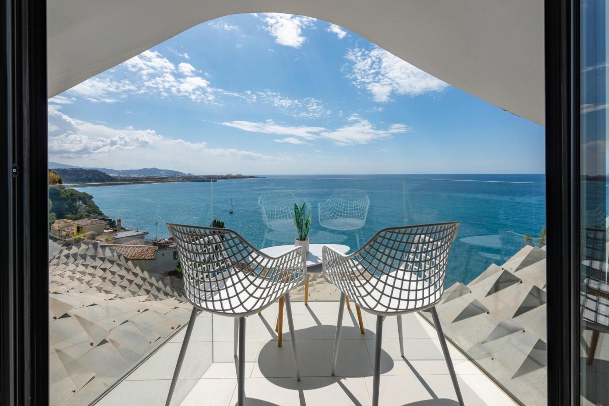 Rentitspain Casa Del Acantilado Piscina Climatizada サロブレーニャ エクステリア 写真