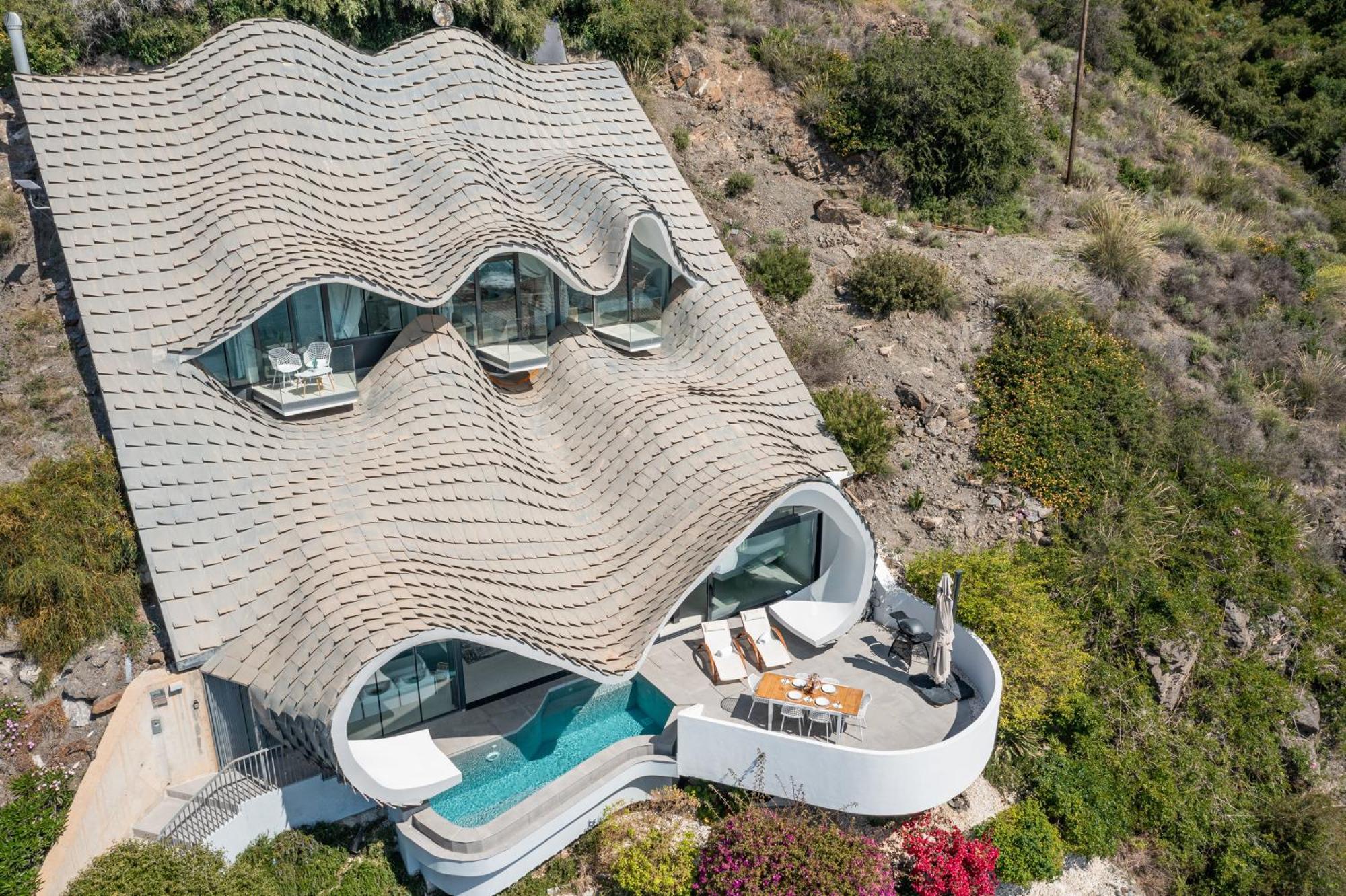 Rentitspain Casa Del Acantilado Piscina Climatizada サロブレーニャ エクステリア 写真