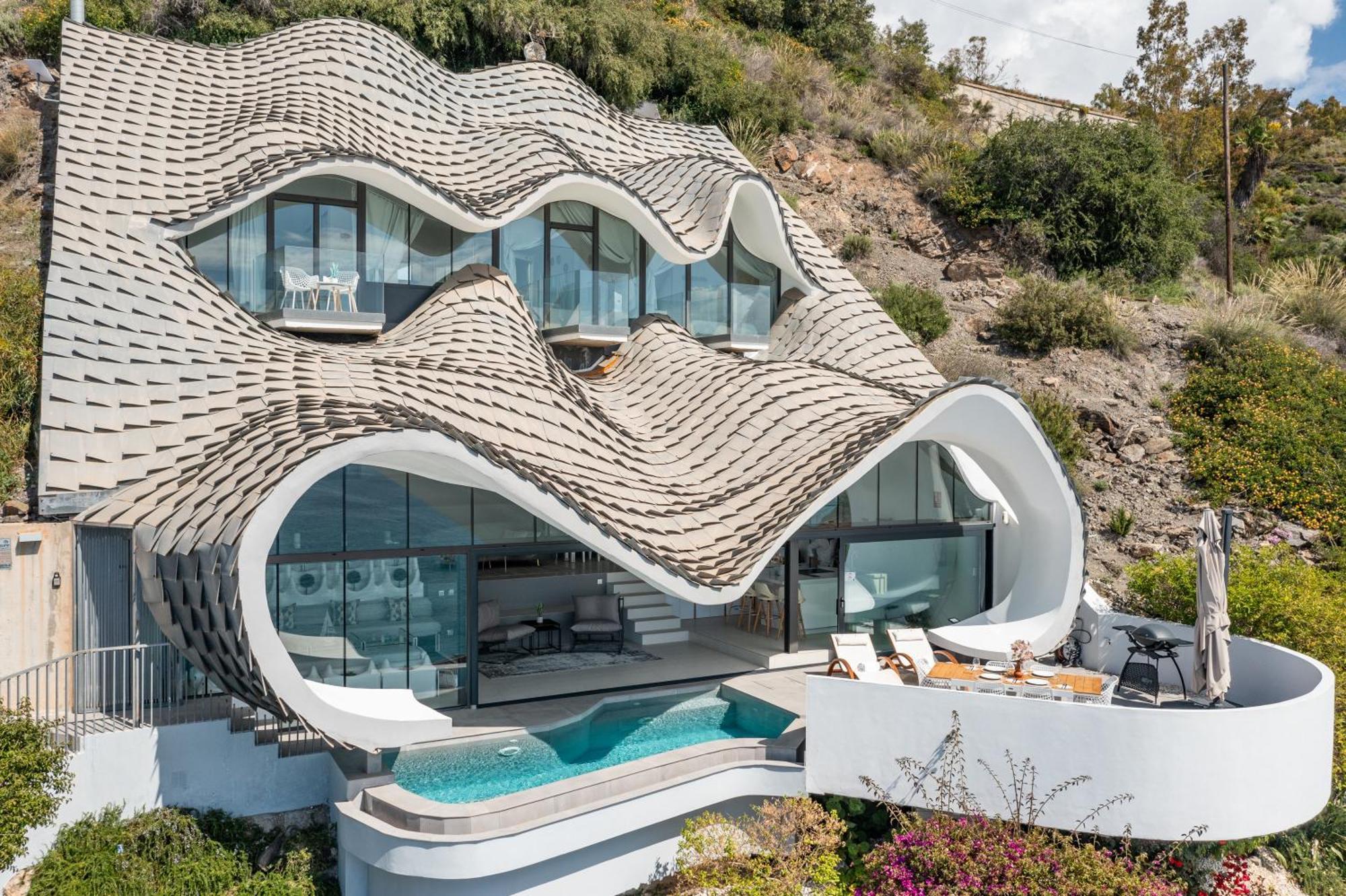 Rentitspain Casa Del Acantilado Piscina Climatizada サロブレーニャ エクステリア 写真