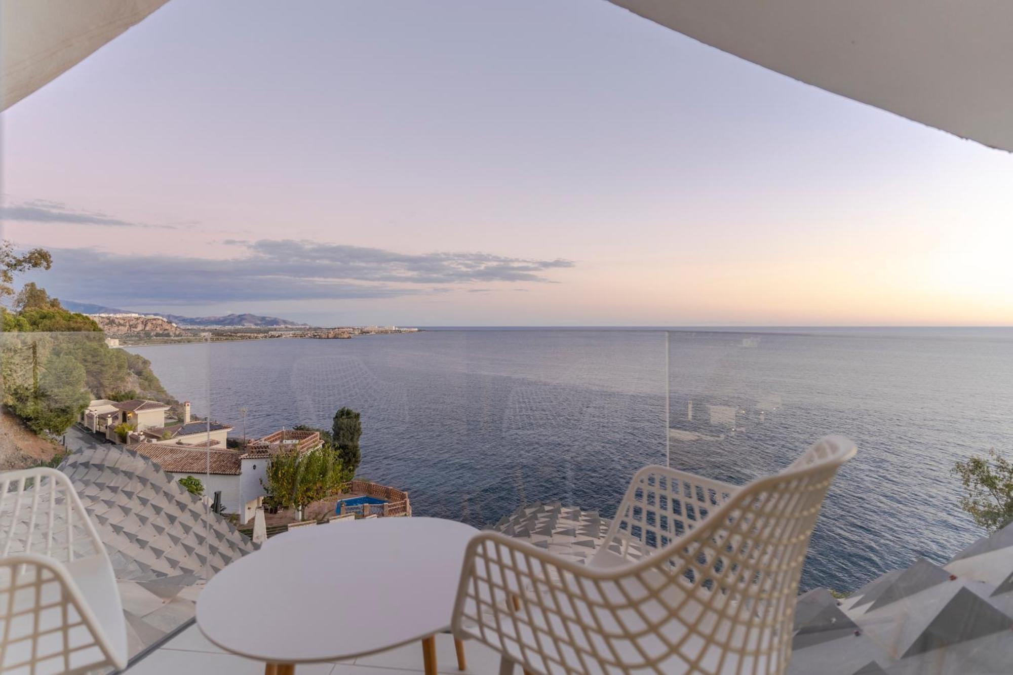 Rentitspain Casa Del Acantilado Piscina Climatizada サロブレーニャ エクステリア 写真