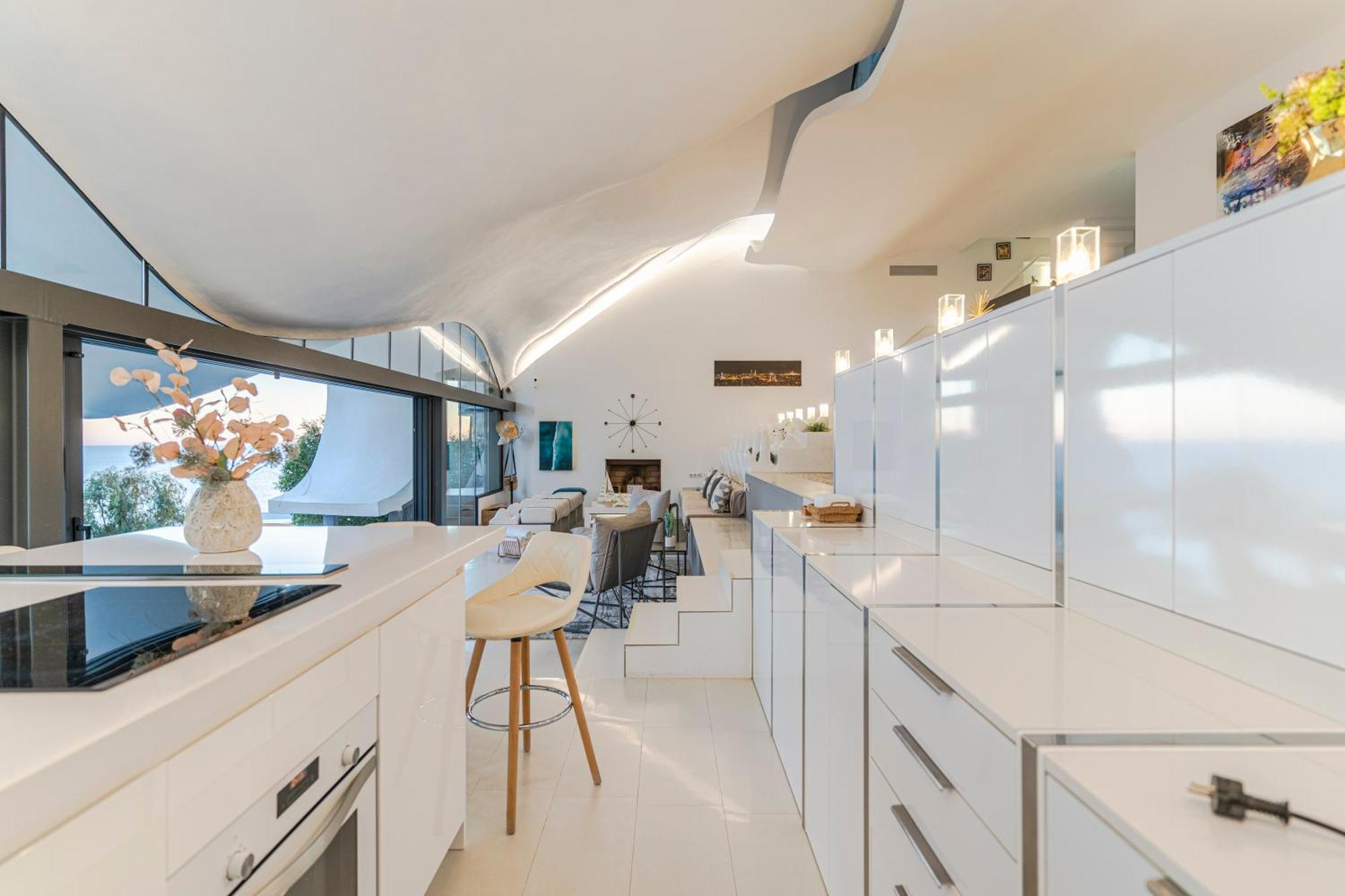 Rentitspain Casa Del Acantilado Piscina Climatizada サロブレーニャ エクステリア 写真