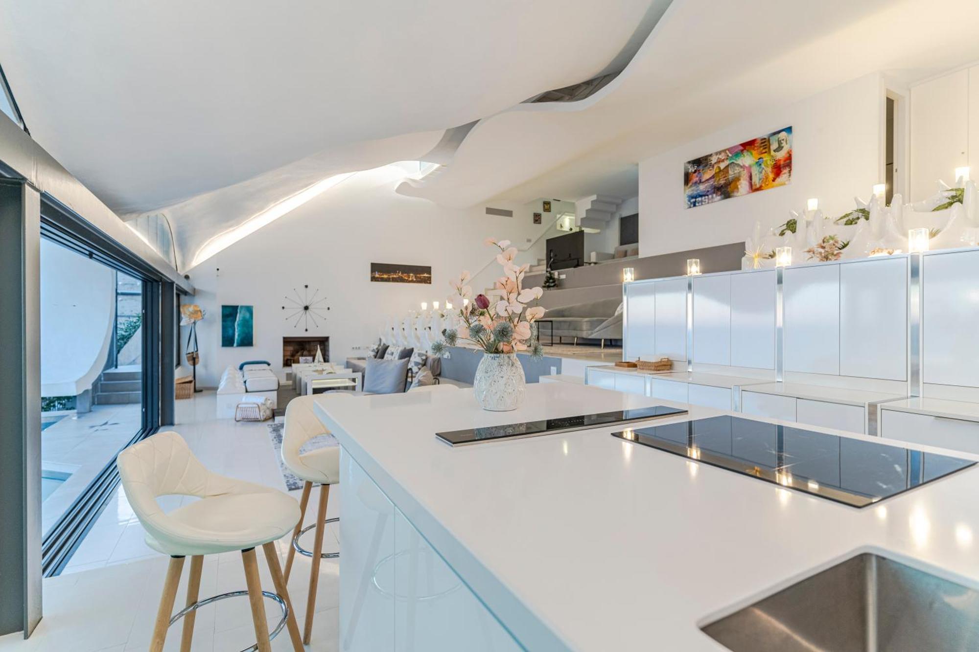 Rentitspain Casa Del Acantilado Piscina Climatizada サロブレーニャ エクステリア 写真